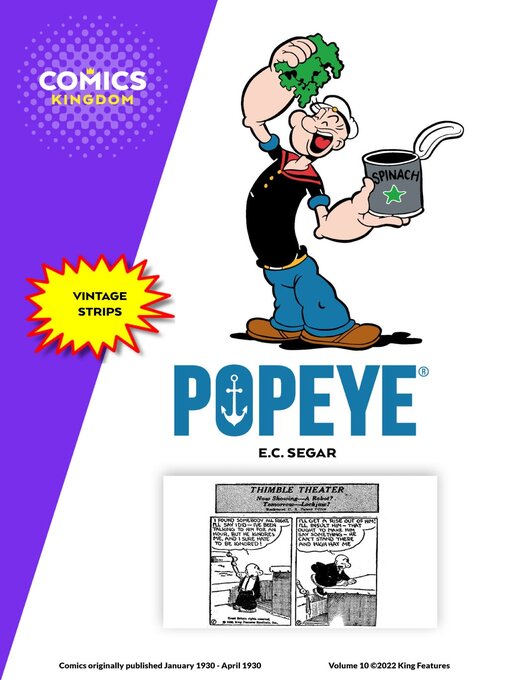 Title details for Popeye by Hearst Holdings Inc., King Features Syndicate Division - Available